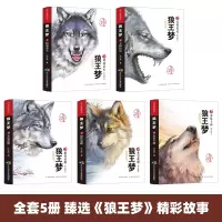 狼王梦正版全套5册 沈石溪动物小说画本系列三四五六年级小学生课外阅读书籍必读6-15岁儿童文学故事书读物沈石溪的书