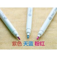 服装裁剪消笔衣服气消水洗笔记号笔手绘褪色笔十字绣点位划线 蓝色6支(水消)