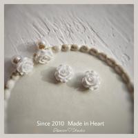 恶魔家孤品合集5耳钉不撞款 凡尔赛白玫瑰