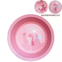 焕龙塑料盆洗脸洗澡盆盆子家用洗衣盆儿童洗澡盆大号加厚脸盆 粉色直径34cm(7049)