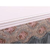 2019新品浮雕立体老式新式布艺蕾丝暖气罩暖气防尘盖巾油酊罩 沣慧绿色 波浪款 左右长40cm高80cm