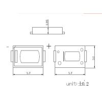 5730贴片LED发光二极管超高亮正白色灯珠1000个=19元 暖白光 暖白0.2W1000个
