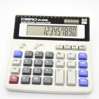 卡西罗大号按键计算机DS-200ML太阳能12位计算器办公会计商务 CSIRO200电子款(无语音)
