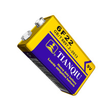 5节天球电池碳性6F22方块9伏电池万用表麦克风话筒玩具电池 [9V方形电池]1粒(体验)