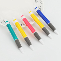 100支圆珠笔批发蓝色油笔学生文具办公用品按动笔芯原子笔签字笔 10支蓝色