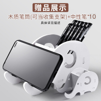 8片正彩书立书架桌子书夹书靠书立挡板铁办公学生用品创意可爱伸缩北欧镂空铁艺简约杂志收纳桌面置物架宿舍 赠品展示:部分SK