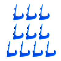 中小学生课桌椅书包挂钩神器10个8块9教室辅导班课桌防滑脚套 深蓝色挂钩10个