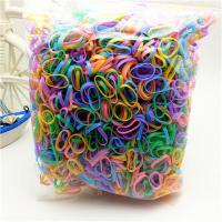 天天特价宝宝一次性胶圈橡皮筋发圈儿童发绳韩版发夹女童发卡头饰 小号春天色约2000根