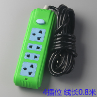 多开关排插充电USB小插排旅行便携式智能插座新款插板学生女TJ 318四插位#0.8米