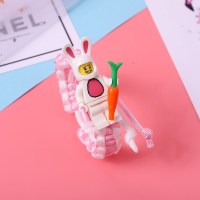 已有小祖宗韩版卡通可爱积木手链情侣一对手环学生七夕手绳小饰品 胡萝卜兔子