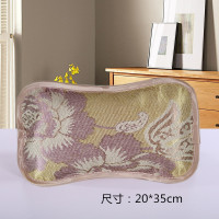 夏凉枕头竹凉枕茶叶学生婴幼儿童成人枕芯枕套麻将藤席枕头汗蒸枕 婴幼儿枕20*35*1.5cm。 棉枕芯填充