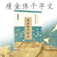 瘦金体字帖硬笔书法字帖女生字体练字本漂亮初学者入门大学生男生霸气楷书墨点字帖宋徽宗原帖瘦金体千字文练字帖成年 瘦金体千字