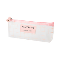 三年二班创意文具笔袋少女可爱透明笔袋简约高中生考试文具盒男女大学生拉链大容量铅笔袋笔盒W