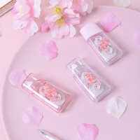 创意可爱奶茶修正带甜点冰激凌造型涂改带学生小清新改正带批发 樱花(3个)5米/个