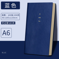 计划本2021年计划表日程本一日一页工作任务清单日历周计划本每日要事大学生打卡记事本时间管理考研效率手册 [深色系]A6