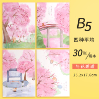 8本装线圈笔记本子大号b5大学生记事本简约可爱少女厚本子韩国超厚小清新日记本笔记本文具批发线圈本软面抄 B5车线12本/