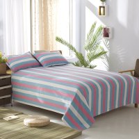 清仓处理 老粗布枕套单人学生宿舍枕头罩(一对装) 乳白色 48cmX74cm