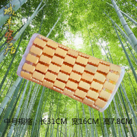 夏天竹粒空心凉枕麻将凉席枕头汗蒸透气护颈学生单人成人竹子枕头 中号竹粒枕头1个[买五送一]