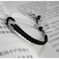 手工编织学生情侣手链女简约个性韩版一对闺蜜百搭小清新男女手绳 手腕净长度14cm 进口线不褪色