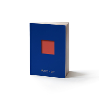 ISU一树文创 虹系列A6笔记本简约文艺镂空设计横线方格点阵空白组合内页大学生记事本办公随身便携迷你小本子 夏日蓝