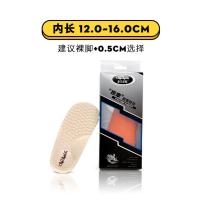 泰兰尼斯宝宝机能学步鞋垫透气吸汗避震婴儿1-7周岁大豆纤维垫 白色 18码 内长12.5cm