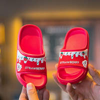 女童凉拖鞋夏室内家用软底防滑宝宝拖鞋1-3岁2卡通幼儿小孩拖鞋男 红色 150[内长15cm] 适合约2-2.5岁