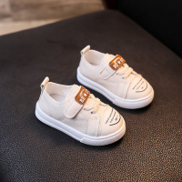 春秋季宝宝小白鞋软底女童透气板鞋1-3-6岁男童透气婴儿学步板鞋2 999（单鞋）米色 不是标准码，按内长选尺码