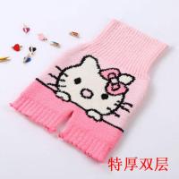 婴儿特厚护肚脐秋冬宝宝加厚保暖防踢被神器男女童珊瑚绒高腰肚围 粉KT双层(特厚款) 建议 5个月-6周岁