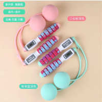 新款高颜值负重无绳跳绳_马卡龙绿基础无绳球(球直径40mm)