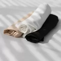 EGGKA 打底裤裤女防走光内穿夏天短裤薄款平角无痕_黑色_均码