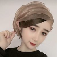 柳叶花包头帽_柳叶花包头帽-酒红