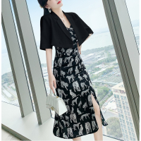 JIANGYUNUO沉鱼落雁吊带裙B918_XL(115-125)