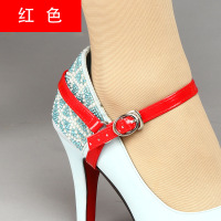 希希WT 高跟鞋防掉带子不跟脚束鞋_黑色亚光_1对