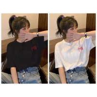 情侣印花短袖_白色彩虹_L(119-129斤)