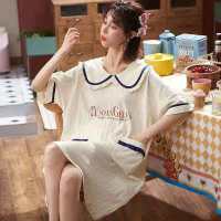 大新舒适百搭家居连衣裙_粉色小熊_4XL(180-200)