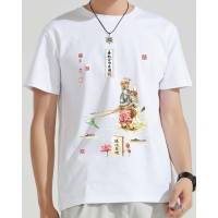 名画系列短袖_蟠桃自助_短袖4XL码180-200斤