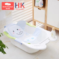 Barbie elephant/巴比象婴儿洗澡网浴网_粉印升级款悬浮浴网(不含盆)