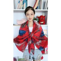 羽毛丝巾（尺寸180*130）_羽毛