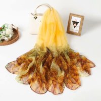 新品梦幻森林丝巾180*130_红色