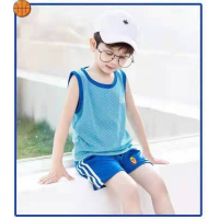 陈婷专享RASE DUCK2021新款儿童速干套装_灰色_120cm