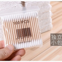 棉签掏耳朵挖耳棉签 家用棉签批发 化妆棉签 包装 _3包棉签共300支