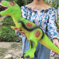 仿真软胶大号恐龙玩具霸王龙动物模型超大塑胶软儿童宝宝3岁6男孩_中号叫声霸王龙35CM亏本无赠品