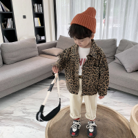 小首尔秋季儿童豹纹外套BWT20030-Q00_咖色_120cm