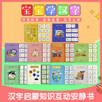 斗半匠3~6岁宝宝早教认字神器轻松认识上百字早教启蒙(全十册)_宝宝学汉字温暖的家系列(全五册)