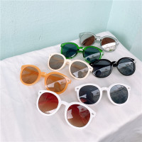 儿童太阳镜墨镜1-9岁小孩眼镜时尚潮男童女宝宝防紫外线眼镜遮阳_绿_镜