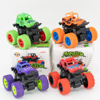 男孩惯性四驱越野车儿童模型车抗耐摔玩具车小汽车宝宝礼物玩具车_越野车绿色