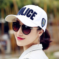 帽子女太阳帽韩版百搭球帽防晒出游情侣夏天遮阳帽男士潮鸭舌帽_可调节_光板黑色