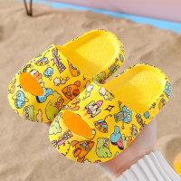 儿童拖鞋夏季一体室内家用防滑男童女童宝宝小孩凉拖鞋静音中大童_粉红色_29码内长18cm适合5岁