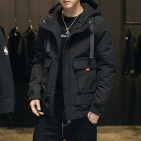 2218-男士连帽夹克春秋款_杏_M (90-115斤)