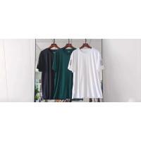 秋水皇后男士冰丝T恤_4XL165-185斤_白色